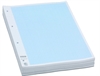 mm papir uden hoved  fra Bantex, A4 blå, løsark. 500/pk. eksamenspapir